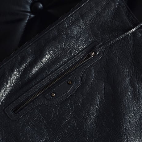 balenciaga leather clutch bag