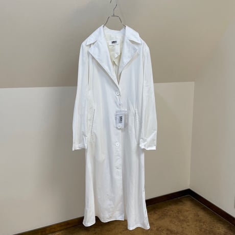 新品 mm6 maison margiela "白衣” motif coat