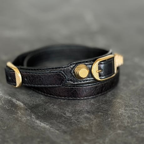 balenciaga leather bracelet