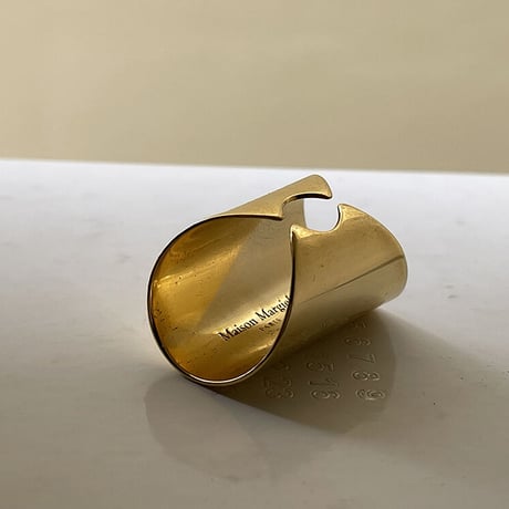 新品 maison margiela 2019aw gold ring 17号