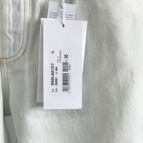 新品 maison margiela 2019ss bleach denim 29