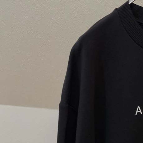 新品 alessandro dell acqua 2020aw over size logo sweat S