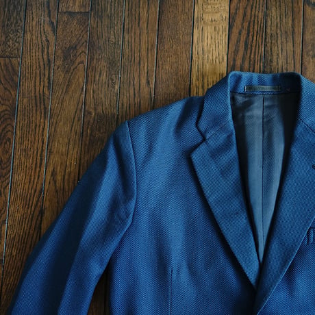 vintage set up suit blue