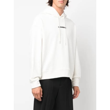 新品 jilsander logo hoodie