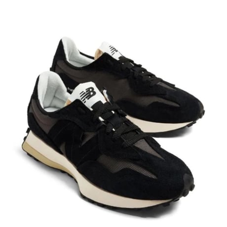 新品 new balance 327 suede leather black UK8.5