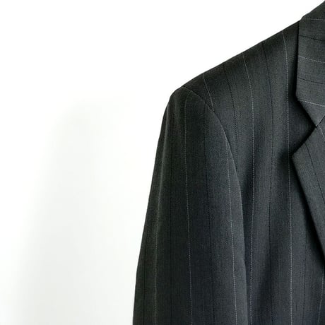 christian dior stripe set up suit