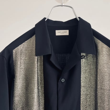 saint laurent paris wool shirt blouson