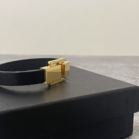 新品 saint laurent 2021ss leather bracelet