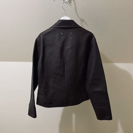 新品 maison margiela 2021aw leather jacket 46