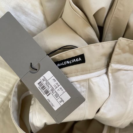新品 2019ss balenciaga chino pants beige 52