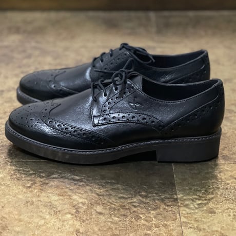 新品 made in Italy wing tip dress shose 41