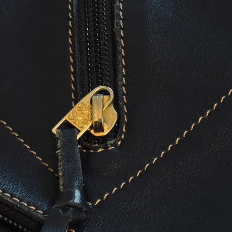 loewe leather bag "anton" black