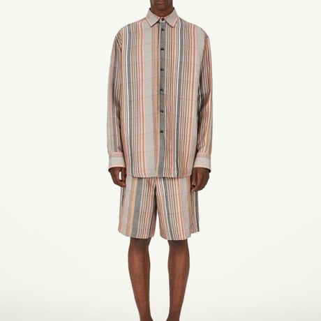 新品 jilsander oversize viscose shirt