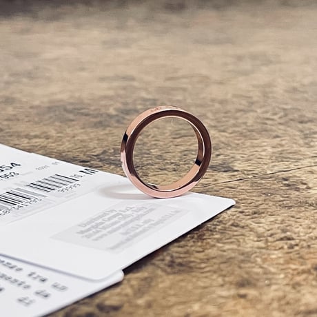 新品 mm6 maison margiela 2012ss silver logo ring 12号