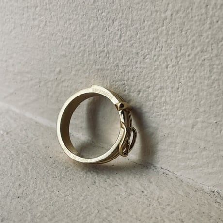 hermes gold ring