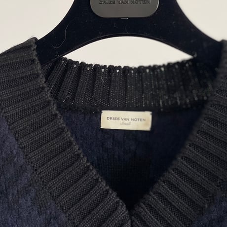dries van noten oversize cashmere knit