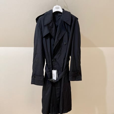 新品 maison margiela 2019ss trench coat black 38