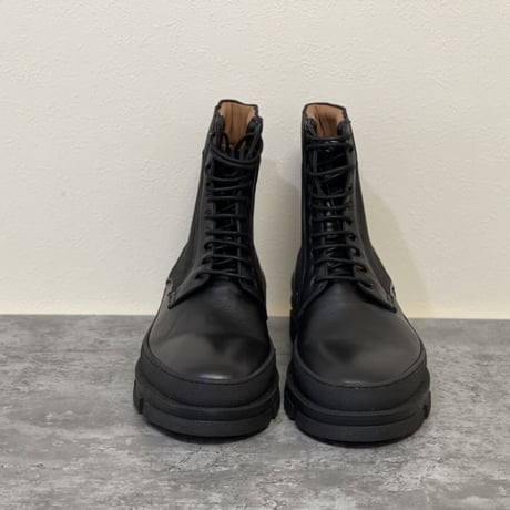新品 made in Italy factory sample leather boots 44