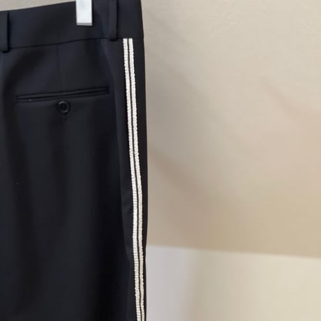 新品 saint laurent paris 2020aw side line trousers 40