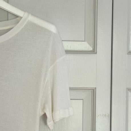 新品 maison margiela "白タグ"  semi sheer tops 44