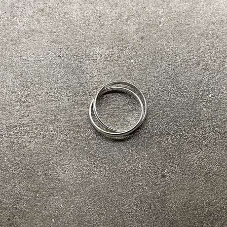 atelier sample silver925 ring"2連" 17号