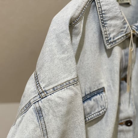 新品 nona made in Italy over size denim jacket