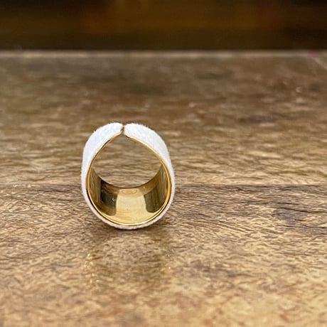 新品 mm6 maison margiela 2019aw white ring gold