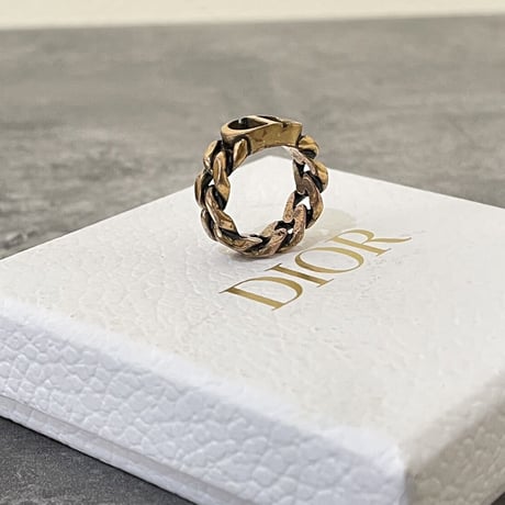 dior 2021aw "CD" logo ring