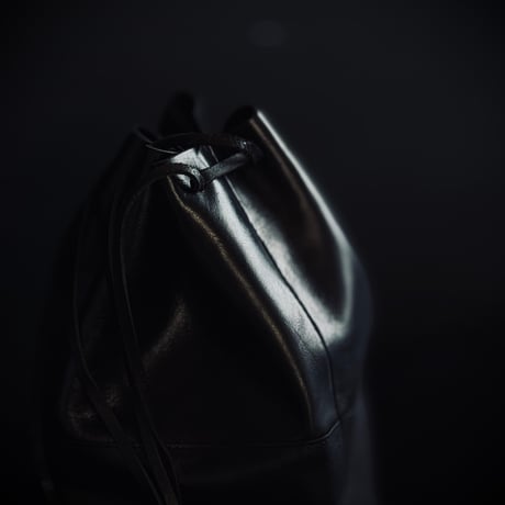 【import factory sample】“巾着”leather bag