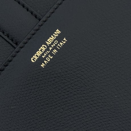 giorgio armani leather bag