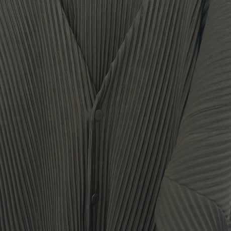 homme plisse issey miyake pleats no collar jacket