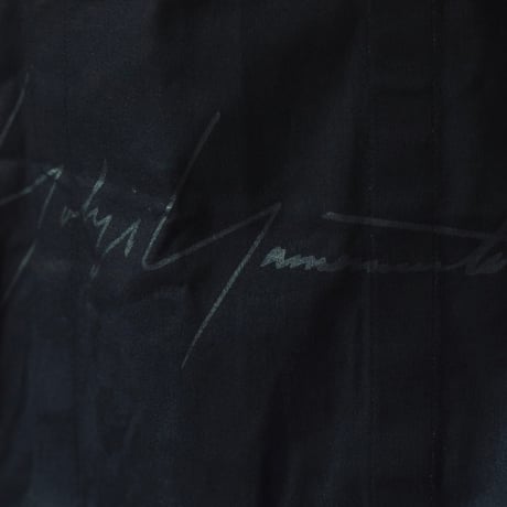 yohji Yamamoto "大容量" logo bag black