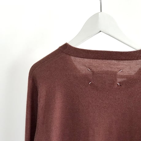 maison margiela elbow patch knit