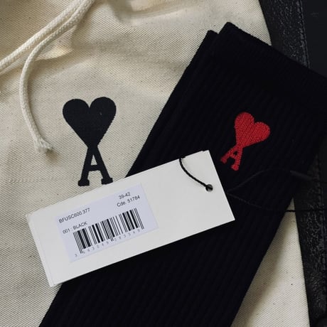 新品 ami alexandre mattiussi 2022aw  “de coeur” socks