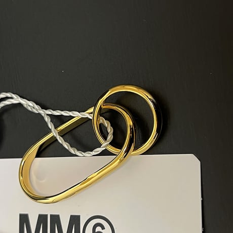 新品 mm6 maison margiela 2019ss ring gold 21号