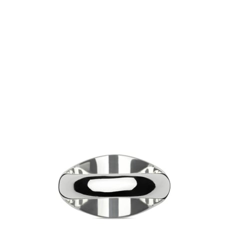 新品 gucci silver logo ring 12号