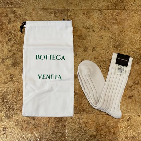 bottega veneta 2020aw alpaca socks white