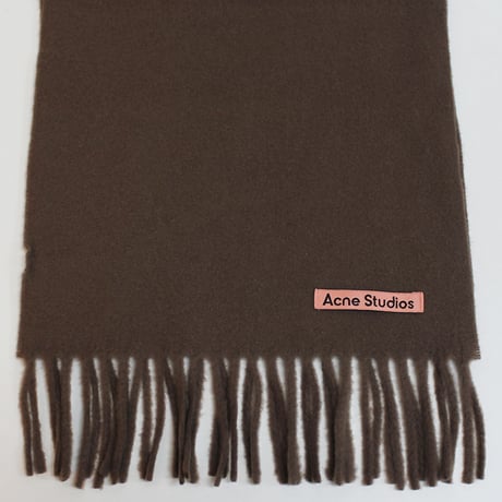 新品 acne studios 2024aw logo muffler