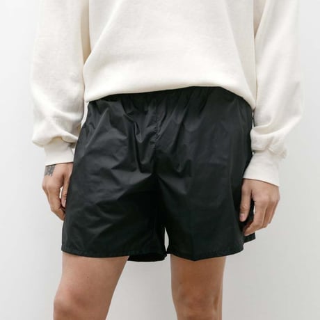 新品 our legacy nylon tech shorts black
