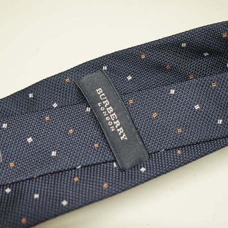 BURBERRY neck tie navy