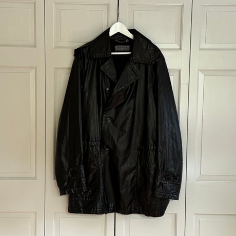 driesvannoten 2021aw pic leather double coat
