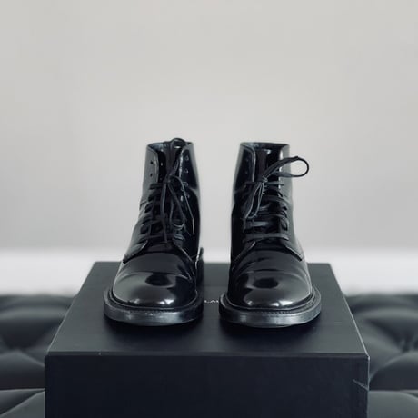 saint laurent paris leather boots