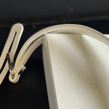 maison margiela leather neck lace