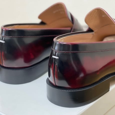 新品 maison margiela 2020aw tabi leather loafer 43