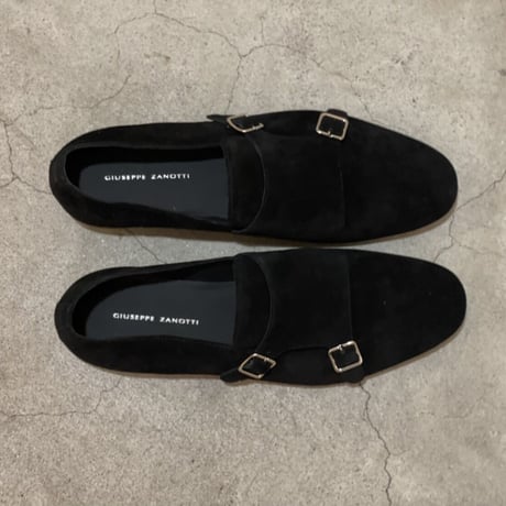新品 giuseppe zanotti 2021ss double monk strap shose 43.5