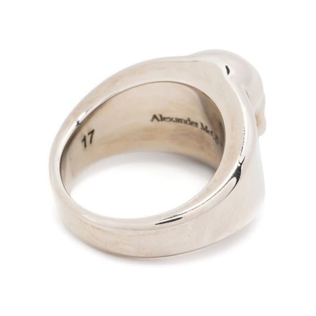 新品 alexandermcqueen 2023ss skull signet ring 19