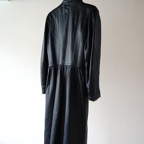Yves Saint Laurent leather coat