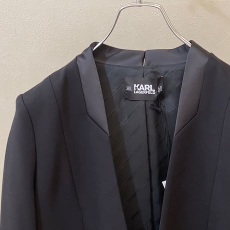 新品 karl lagerfeld 2020aw no collar jacket 44