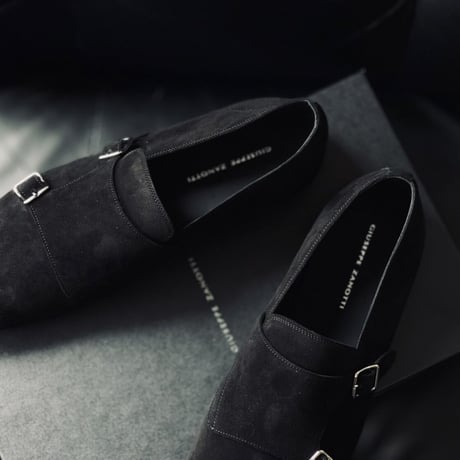 新品 giuseppe zanotti 2021ss double monk strap shose 43.5