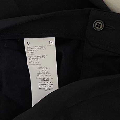 新品 maison margiela 2020ss trousers 44